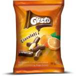 GUSTO Maisisnäkid kakao ja apelsiniga 50g