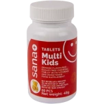 SANA+ MultiKids multivitamiin lastele 48g
