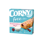 CORNY FREE müslibatoon kirsi-jõhvika-jogurti (suhkruvaba) 6x20g